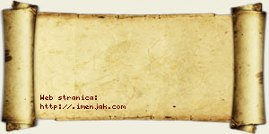 Mia Karadžić vizit kartica